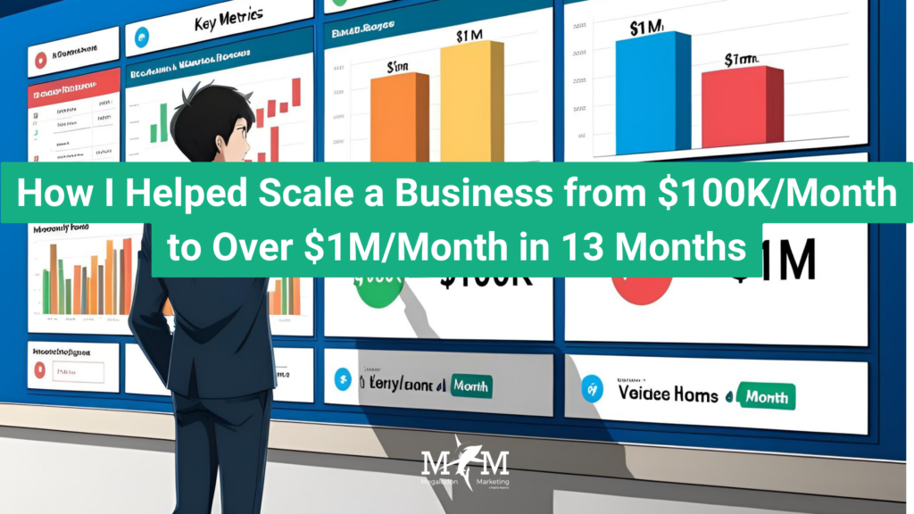 How I Helped Scale a Business from $100K/Month to Over $1M/Month in 13 Months
