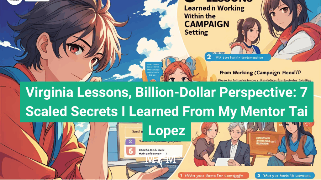 Virginia Lessons, Billion-Dollar Perspective: 7 Scaled Secrets I Learned From My Mentor Tai Lopez