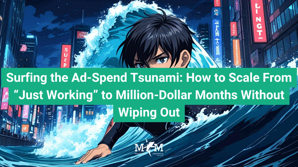 Surfing the Ad-Spend Tsunami: How to Scale From “Just Working” to Million-Dollar Months Without Wiping Out