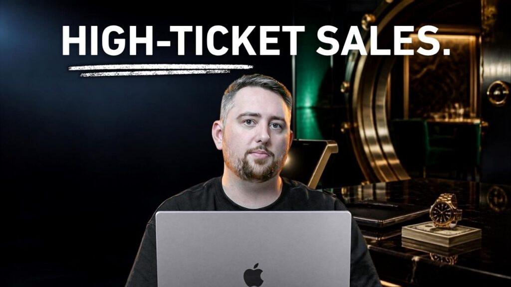 Jeremy Haynes tracing a high-ticket sales path from an ad click through a sales call to collected cash