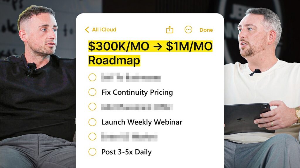 Jeremy Haynes explains a $300K-to-$1M growth plan for a sales training business.